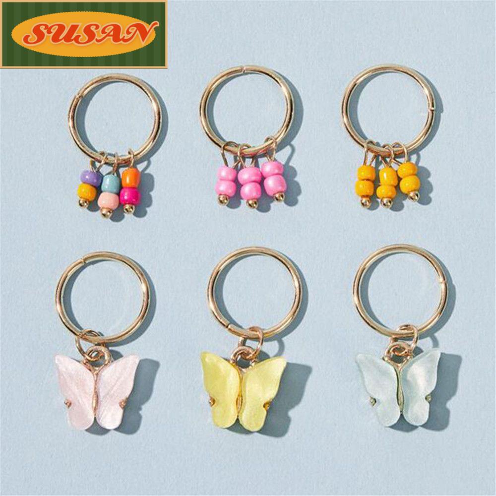 Set 6 Kẹp Tóc DIY Hình Bướm Độc Đáo