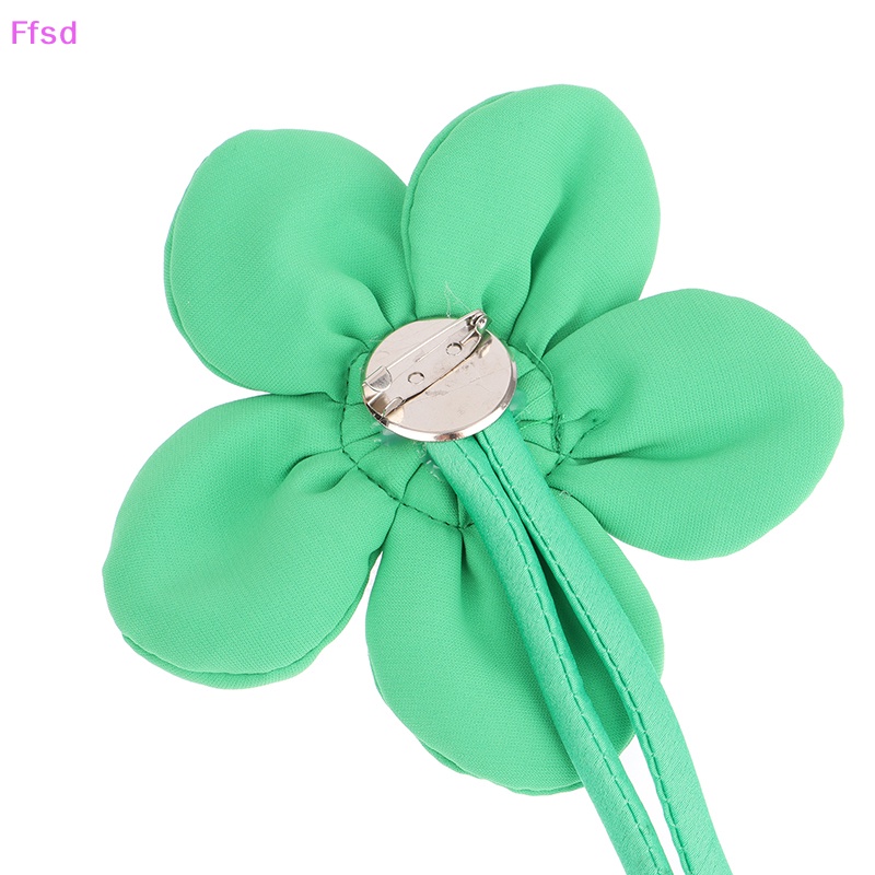 {Ffsd} Ghim Cài Áo Hình Hoa Năm Lá Ba Chiều Sáng Tạo Thời Trang DIY Trang Trí Túi Xách Nữ * Bán Chạy