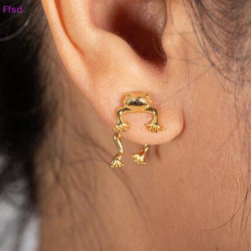 1 Đôi Bông Tai Hình Chú Ếch Phong Cách Gothic Thời Trang Dành Cho Nữ Y2k