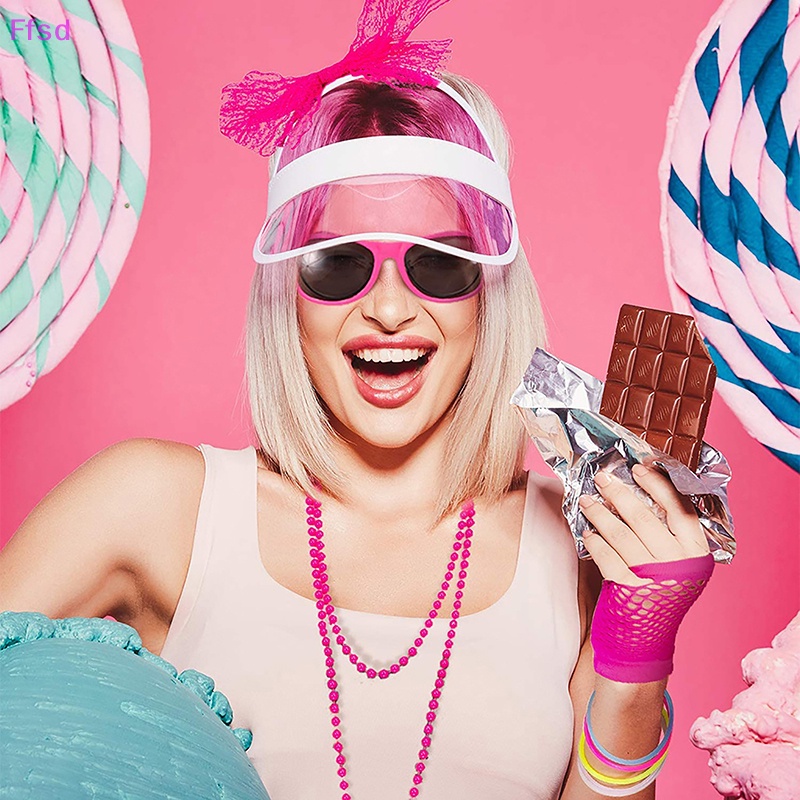 1 Set 1 Bộ Trang Sức Gồm Vòng cổ / Vòng Đeo Tay / Băng Đô / Găng Tay / Đầu Gối 80s