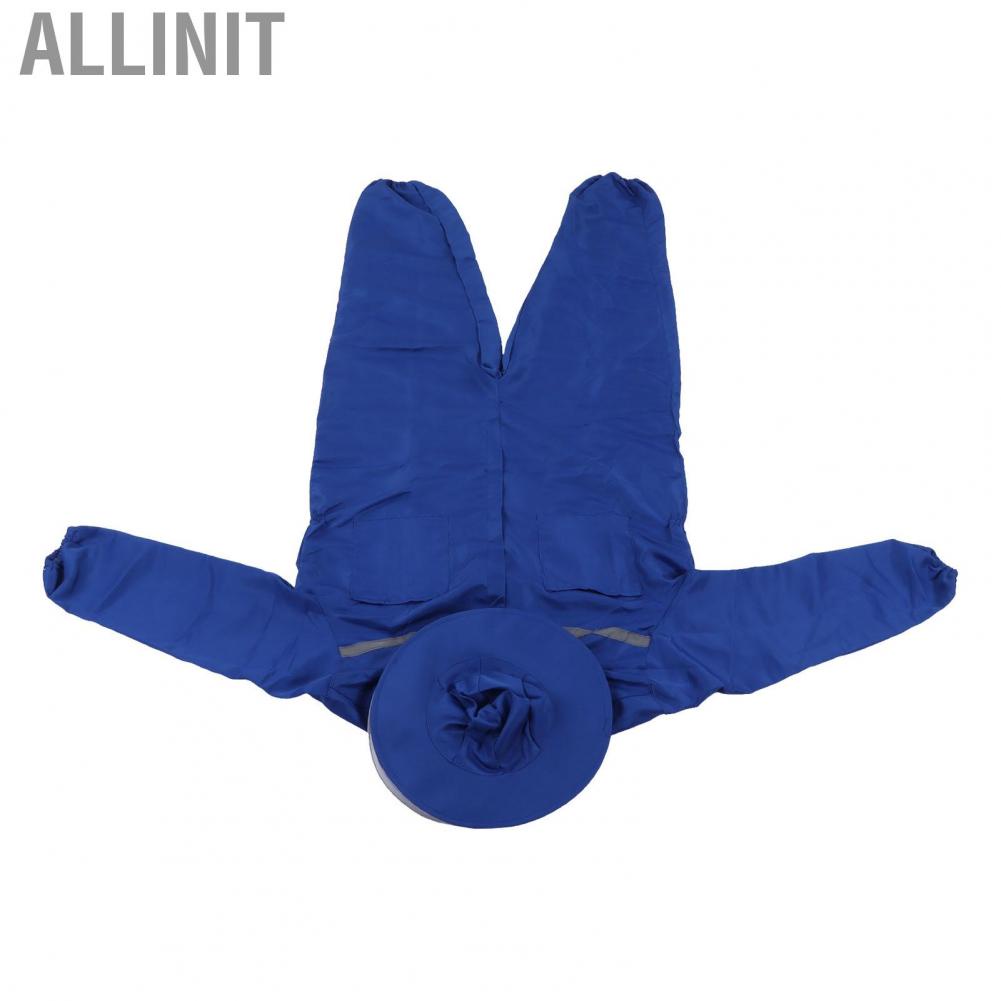 Allinit Bee Suit  Beekeeping Clothing Rubber Unisex Specially Designed Hat for Outdoor