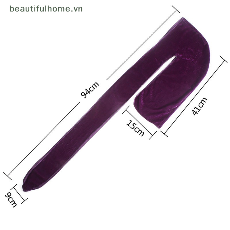 [beautifulhome] Khăn Trùm Đầu Bandana Nhung Đính Kim Sa Hình Rồng Trung Quốc Cho Nam Và Nữ [beauty]