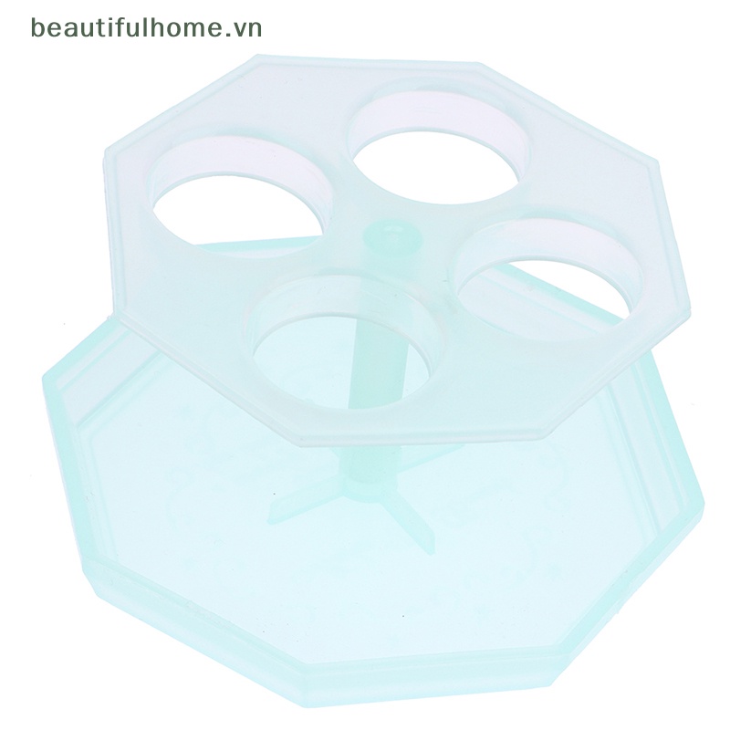 Xô Vệ Sinh Cọ Trang Điểm Có Giá Phơi Khô Tiện Dụng