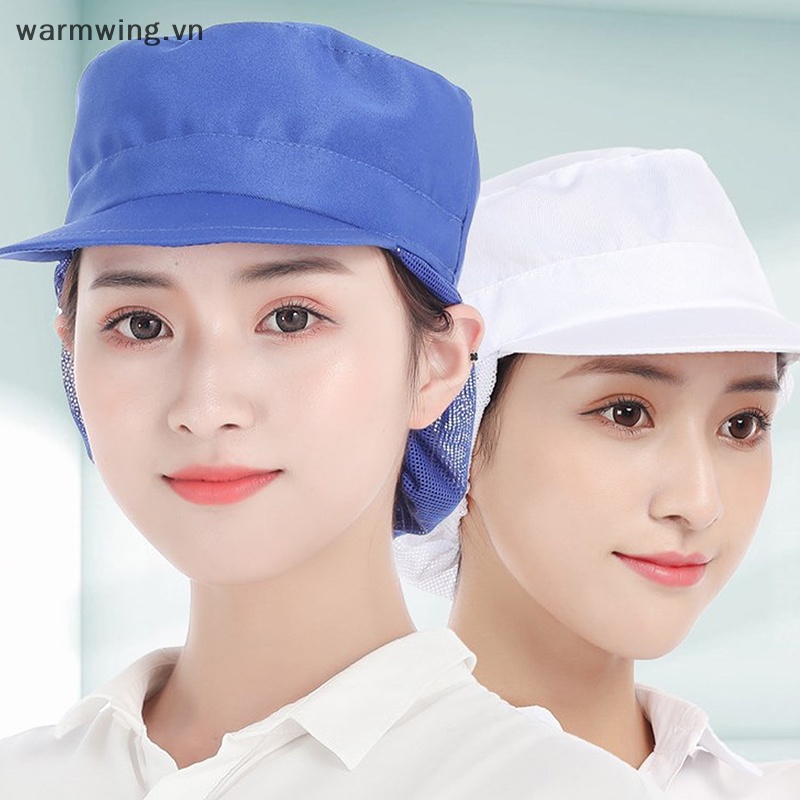 Mũ Bảo Quản Thực Phẩm Làm Việc Nhà Máy Chống Bụi Bẩn