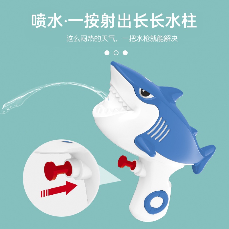 Súng Nước Đồ Chơi Hình Cá Mập / Khủng Long Dành Cho Trẻ Em