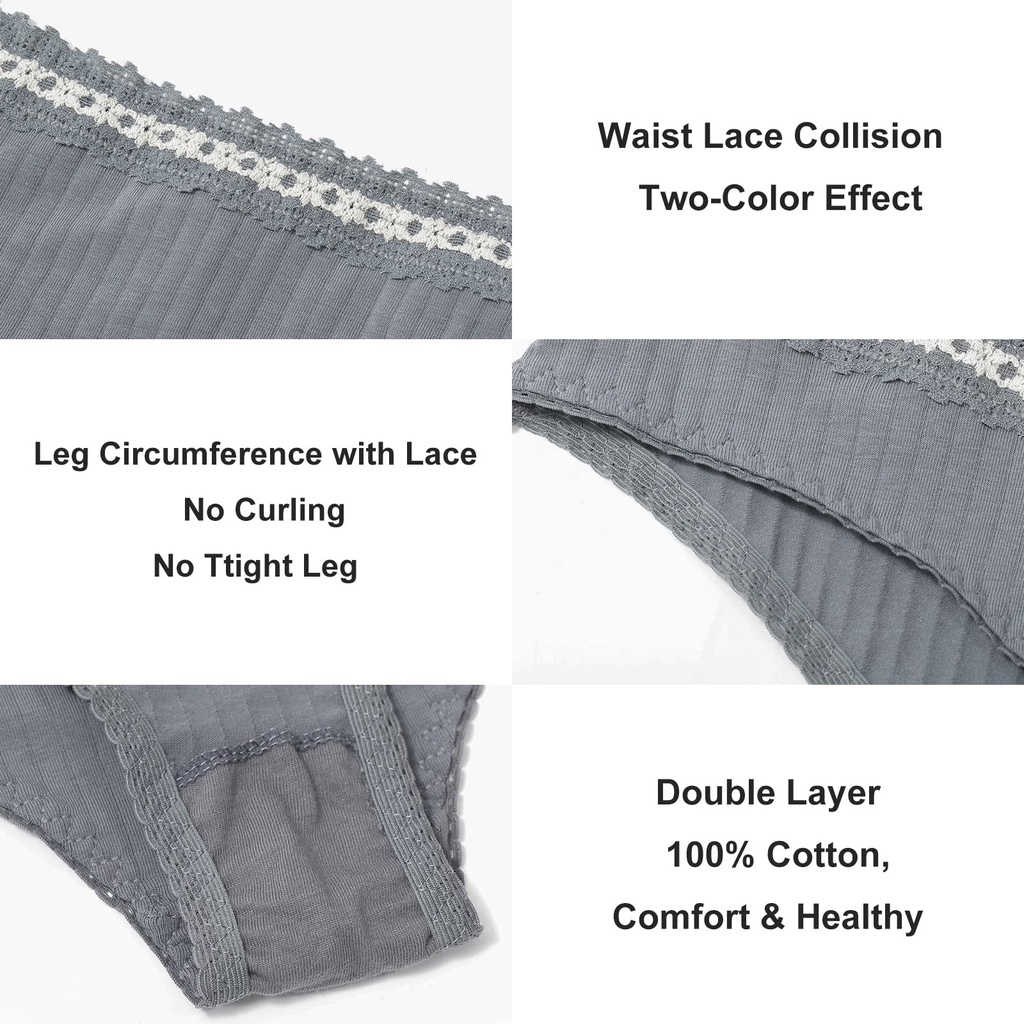 Quần Lót Cotton Plus Size Thoáng Khí Cho Nữ LEVAO