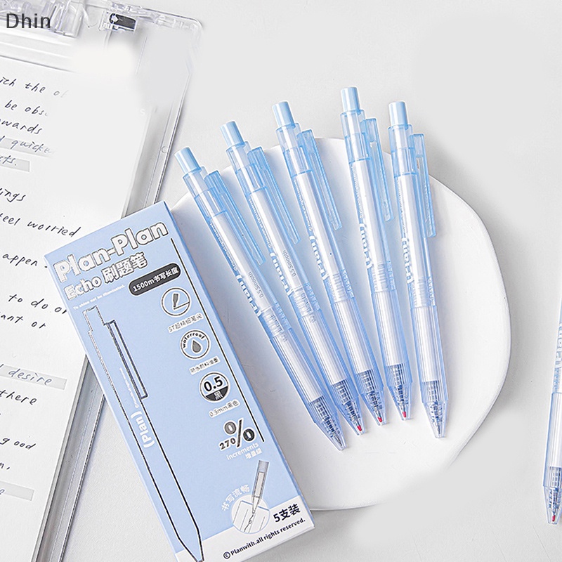 1 Bộ Bút Vẽ Dạng Nhấn Đầu Ngòi 0.5Mm Khô Nhanh Cho Học Sinh