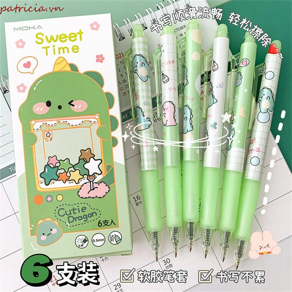 Bút Mực Gel Ngòi 0.5mm Họa Tiết Hoạt Hình Dễ Thương Cho Bé