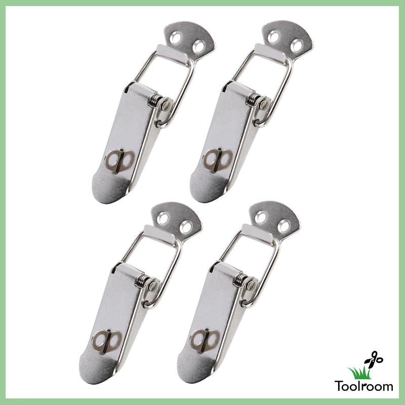 Set 4 Chốt Lò Xo Mini Bằng Thép Không Gỉ Chuyên Dụng Cho Hộp Nội Thất Trong Nhà