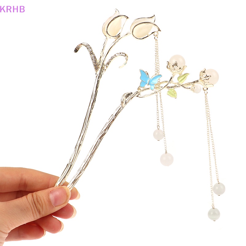 Kẹp Tóc Hình Bướm Đính Đá Thời Trang Mới