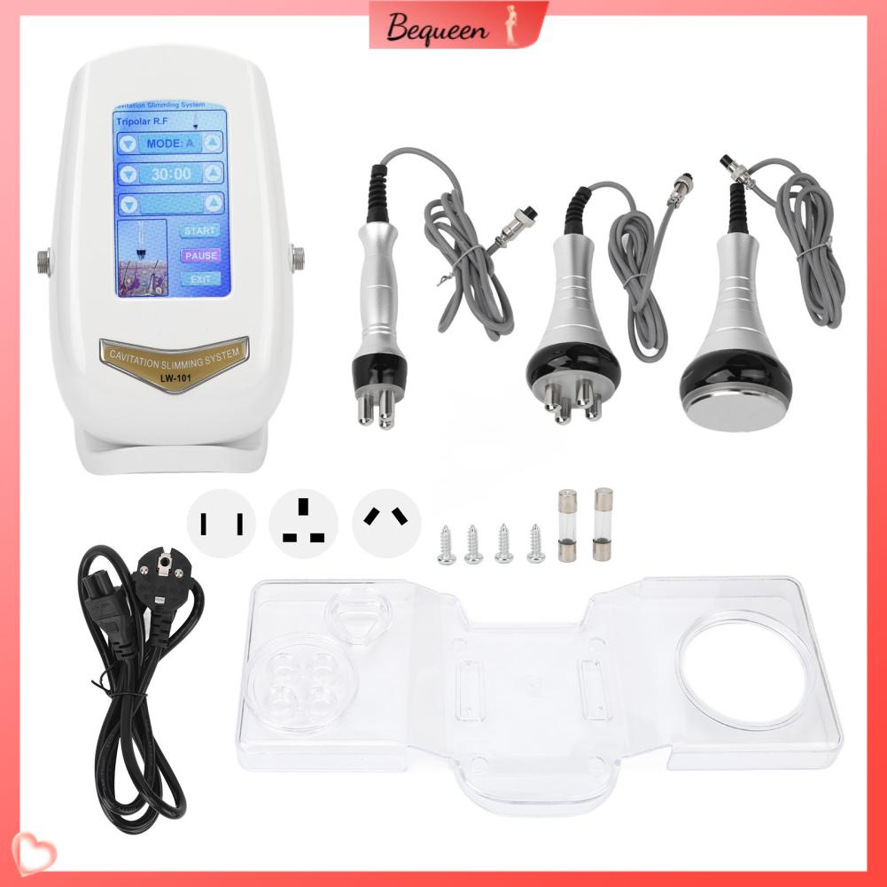 Bequeen Có hàng sẵn Máy giảm béo cơ thể 40Khz Đốt cháy chất Làm mờ nếp nhăn Thiết bị làm săn chắc da mặt RF 110‑240V