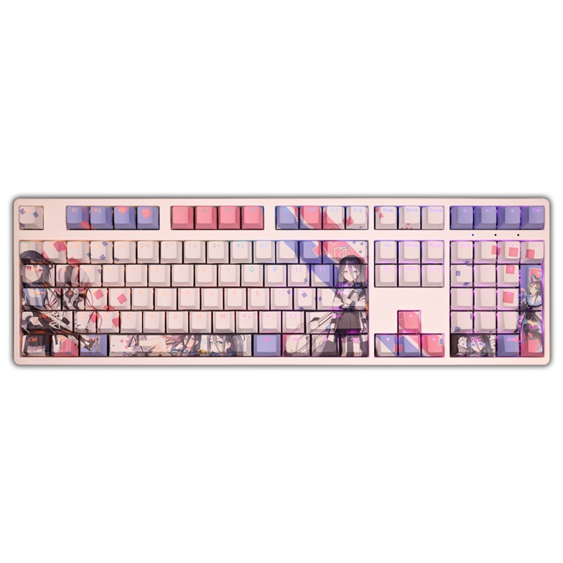 Tenndou Arisu Keycaps Cherry Profile Anime Blue Archive Chủ Đề PBT Dye Sub Bàn Phím Cơ Keycap