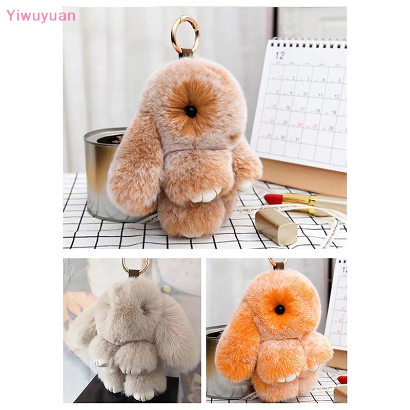 Móc Khóa Thỏ Nhồi Bông 15CM Mới