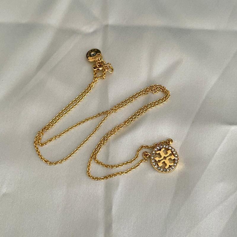 Dây Chuyền Đính Đá Kim Cương Siêu Lấp Lánh Hai Chữ t Sang Trọng Phong Cách Âu Mỹ