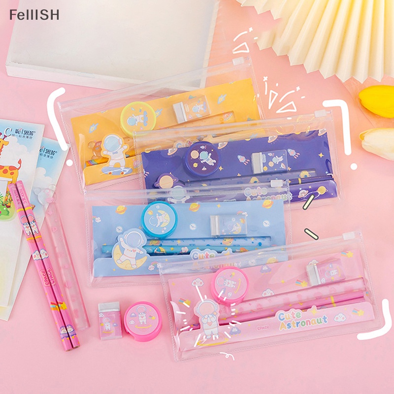 1 Bộ Bút Chì Tẩy 439br Họa Tiết Hoạt Hình Dễ Thương Dùng Làm Quà Tặng Sinh Nhật Cho Bé