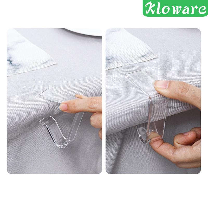 Set 4 Kẹp Khăn Trải Bàn Trong Suốt Tiện Dụng Cho Tiệc Cưới