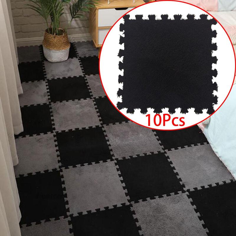 [Fenteer1] Set 10 Thảm Xốp Lót Sàn 30x30cm Cho Bé Chơi Nông Trại