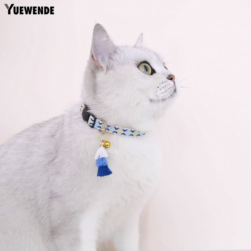 Vòng Cổ Bắt Mắt Thoáng Khí Họa Tiết Bộ Lạc Dành Cho Thú Cưng YQ.E