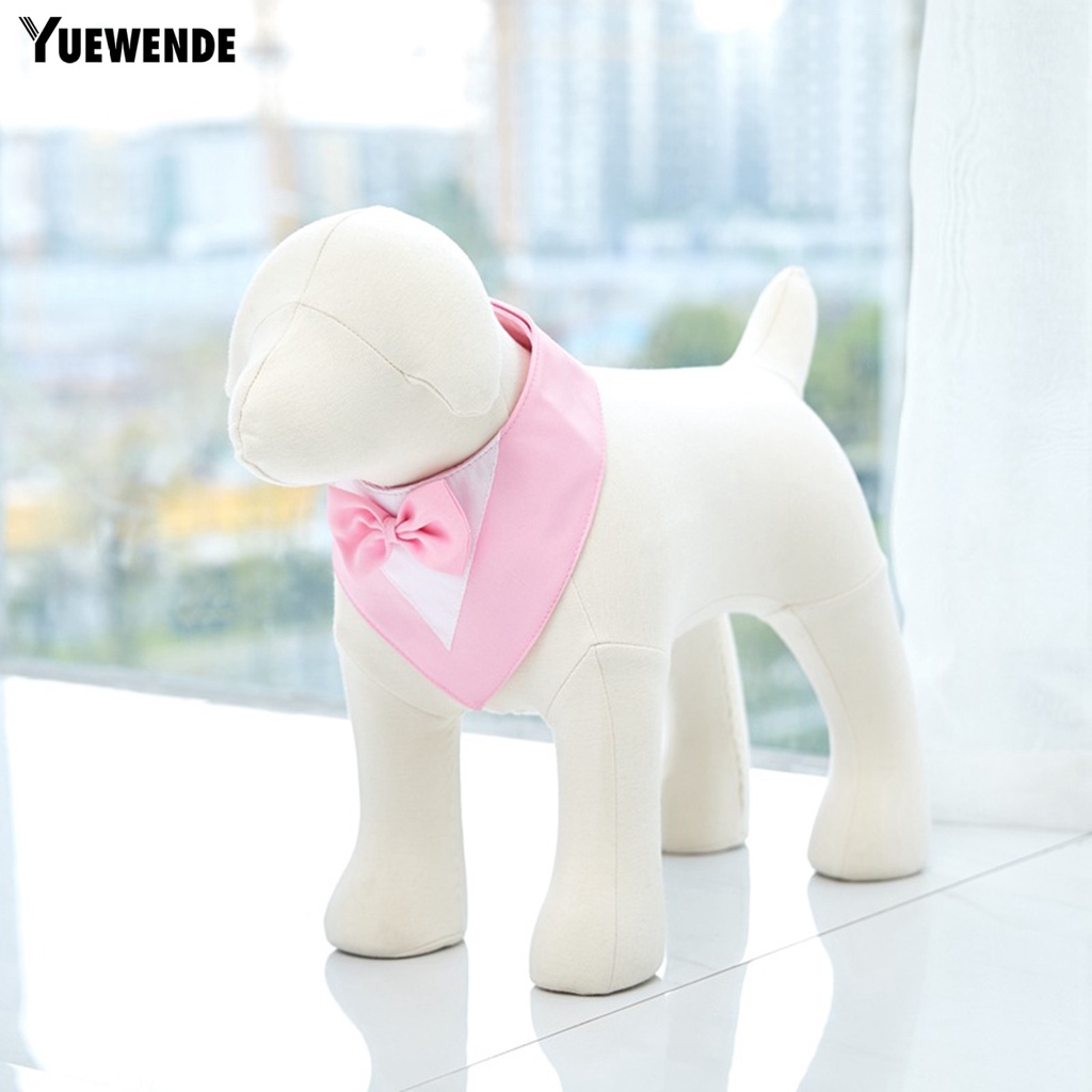 Khăn Quàng Cổ Tam Giác Thắt Nơ Dễ Điều Chỉnh Cho Thú Cưng