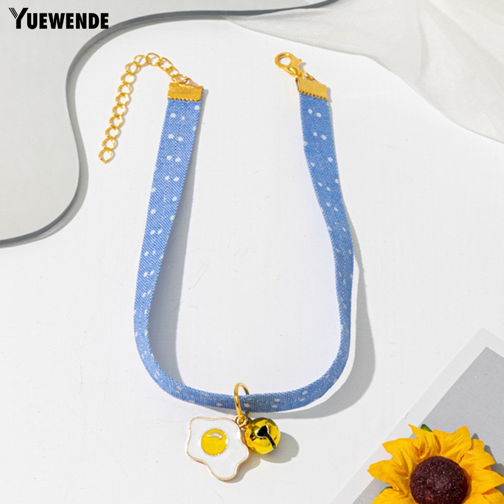 Vòng Cổ Họa Tiết Hoạt Hình Bằng Polyester Chống Mài Mòn Cho Thú Cưng YQ.E