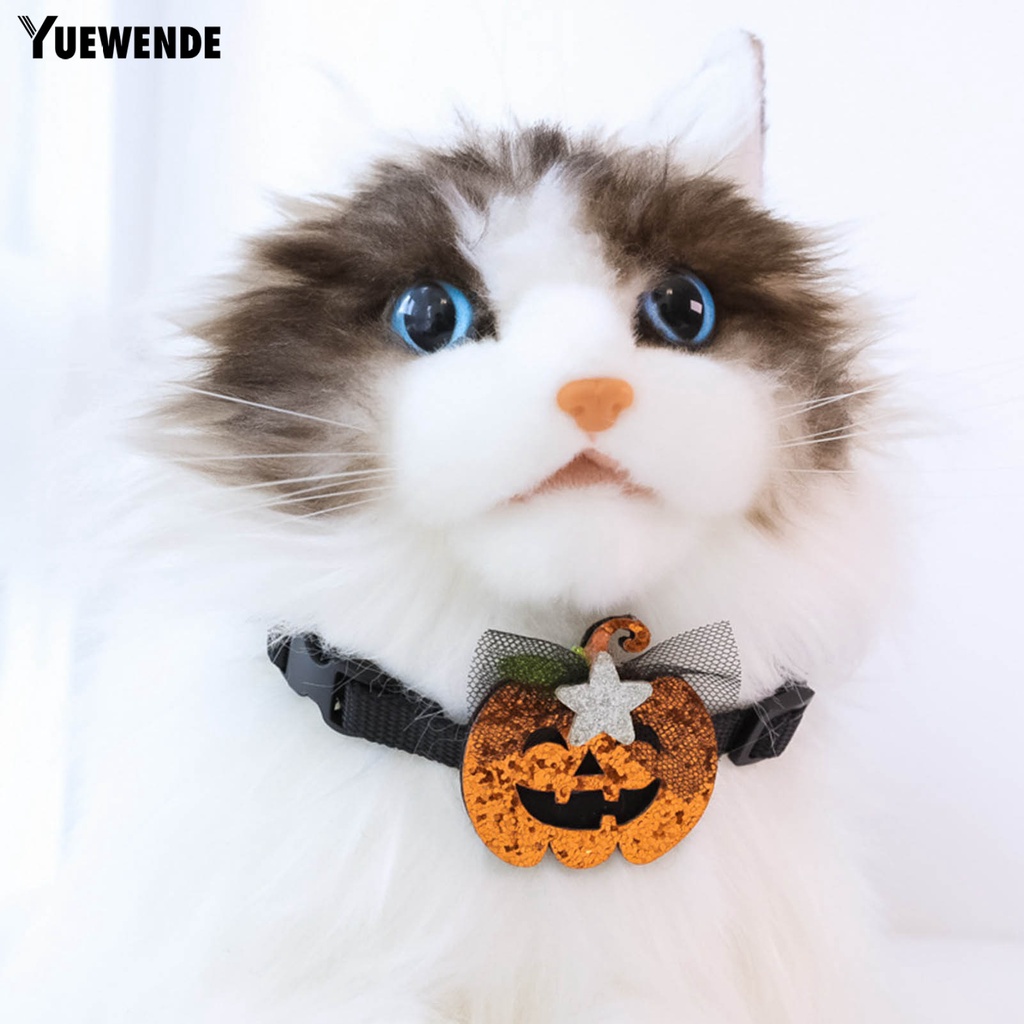 Vòng Cổ Họa Tiết Dơi Bí Ngô Cho Thú Cưng