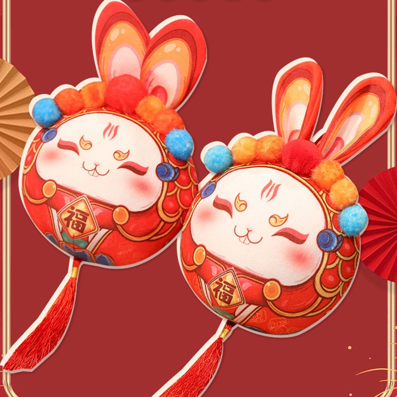 Thỏ Nhồi Bông Phong Cách Trung Hoa Mừng Năm Mới 2023