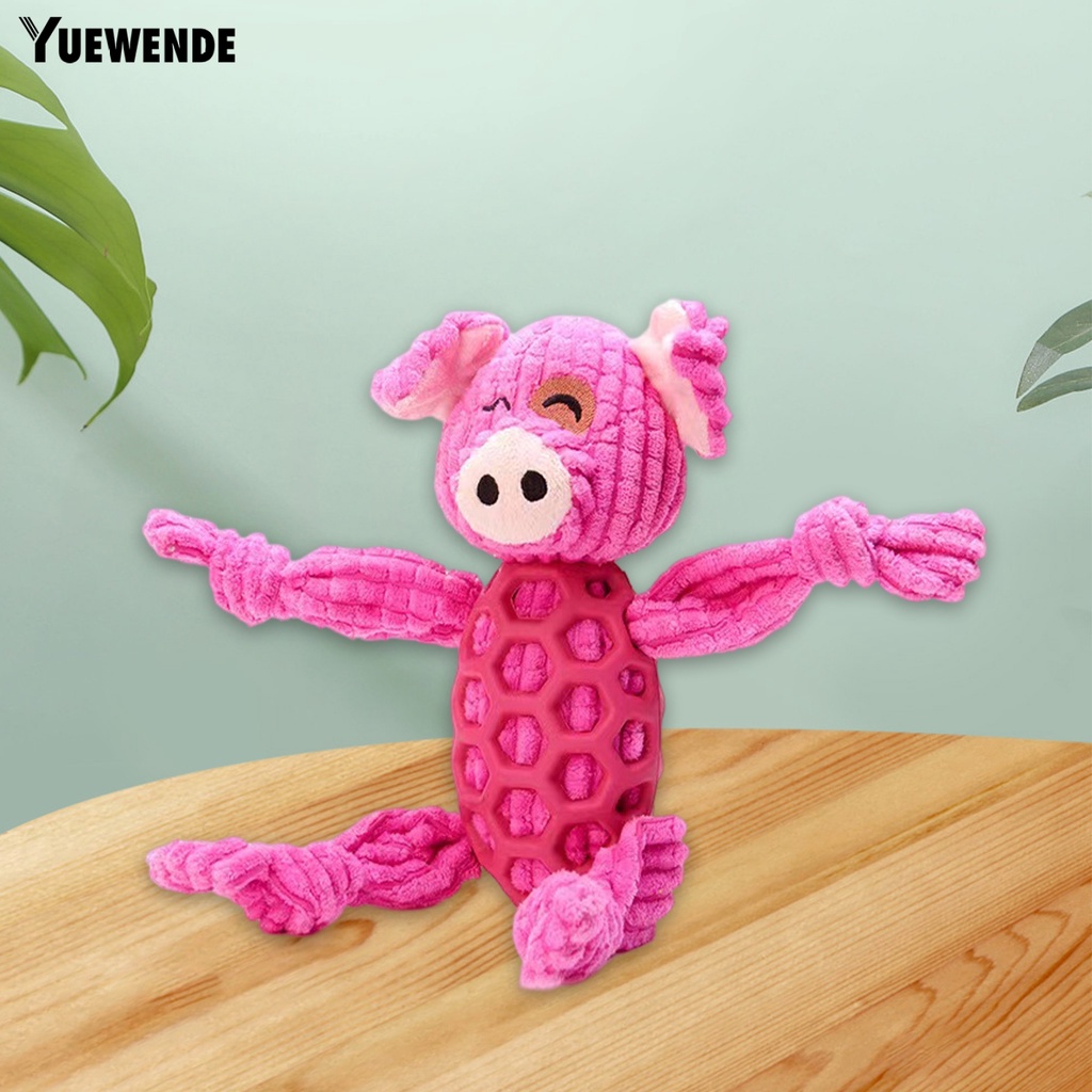 Yq.e Đồ Chơi Gặm Nhai Cỡ Nhỏ / Vừa / Lớn Bằng Giấy Chống Cắn Họa Tiết Hoạt Hình Cảm Xúc Thoải Mái Cho Thú Cưng