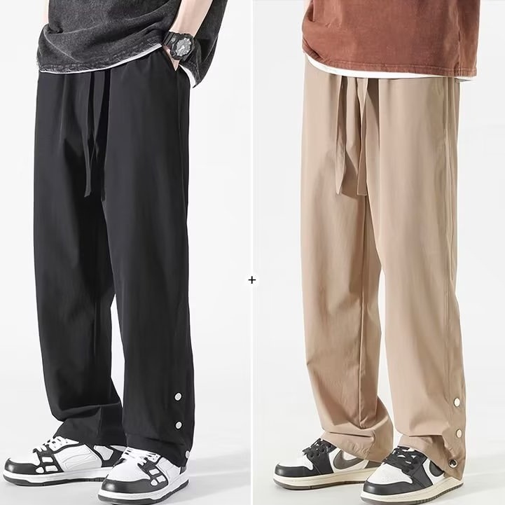 Quần Dài Ống Rộng Phong Cách Mỹ Thời Trang Mùa Hè Dành Cho Nam