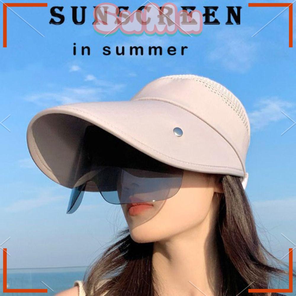 Mũ Chống Nắng Có Vành Rộng Tiện Dụng Cho Nữ Khi Đi Xe Đạp