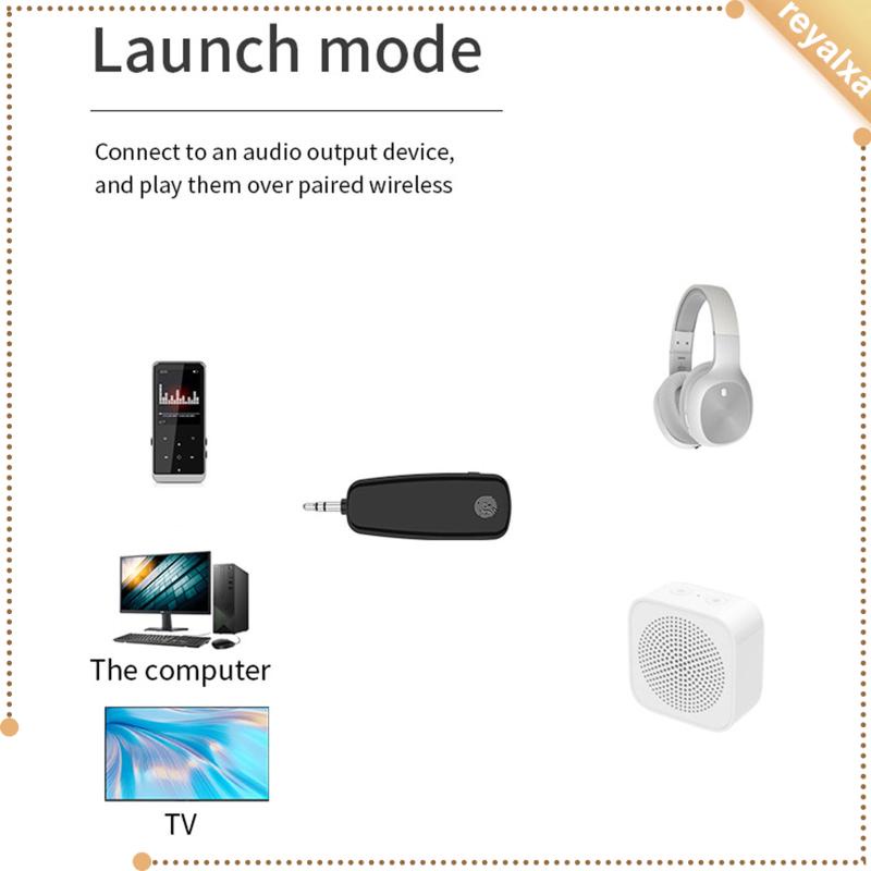 Thiết Bị Nhận Tín Hiệu Âm Thanh V5.2 Có Giắc Cắm 3.5mm Cảm Ứng Vân Tay Chuyên Dụng Cho Xe Hơi / Nhà Cửa