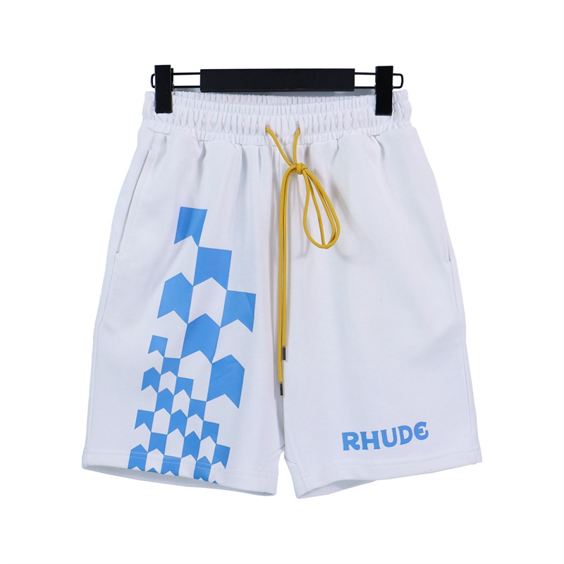 R-h-u88- Quần Short Dây Rút Dáng Rộng In Chữ Thời Trang Mới Nhất Xu Hướng Xuân Hè 23SS