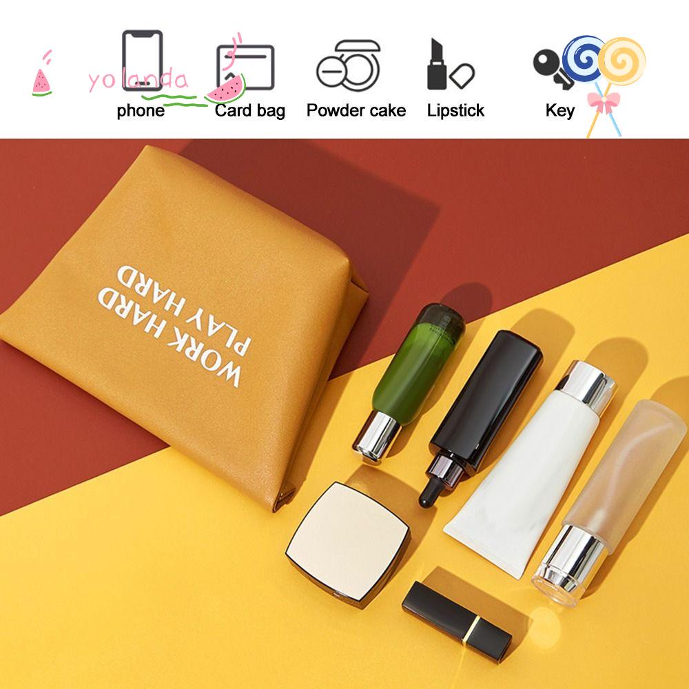 Túi Đựng Đồ Trang Điểm Bằng PVC Sức Chứa Lớn Chống Nước Có Khóa Kéo