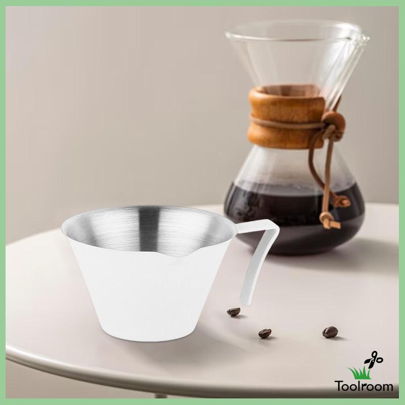 Bộ 3 Cốc Đo Lường Bằng Thép Không Gỉ Có Thể Tái Sử Dụng Cho Nhà Hàng / Quán Bar