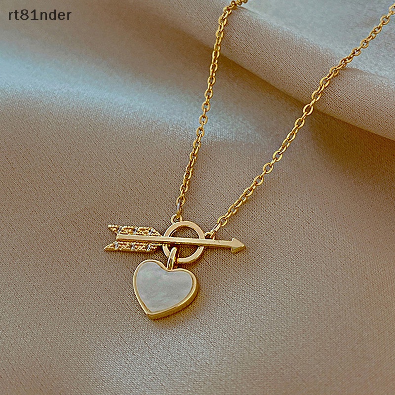 Rt Vòng cổ Mặt Hình Trái Tim Quả Đào Phong Cách Âu Mỹ Tối Giản Thời Trang Dự Tiệc Tối Giản Dành Cho Nữ n