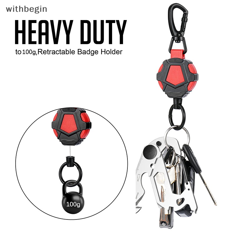 Giá Đỡ Móc Chìa Khóa Có Thể Thu Gọn Kèm Dây Thép Chống Thất Lạc Tiện Dụng