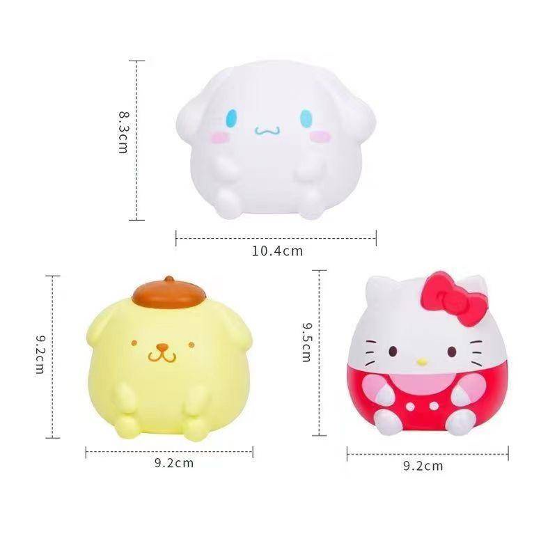 SANRIO Đồ Chơi Nắn Bóp Đàn Hồi Giảm Stress Hình Thỏ Hoạt Hình 5 Kiểu