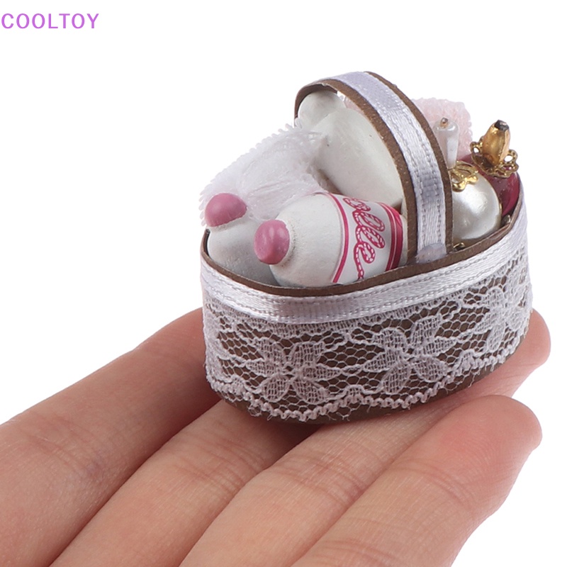 Giỏ Đựng Đồ Dùng Nhà Tắm Tỉ Lệ 1: 12 Trang Trí Nhà Búp Bê