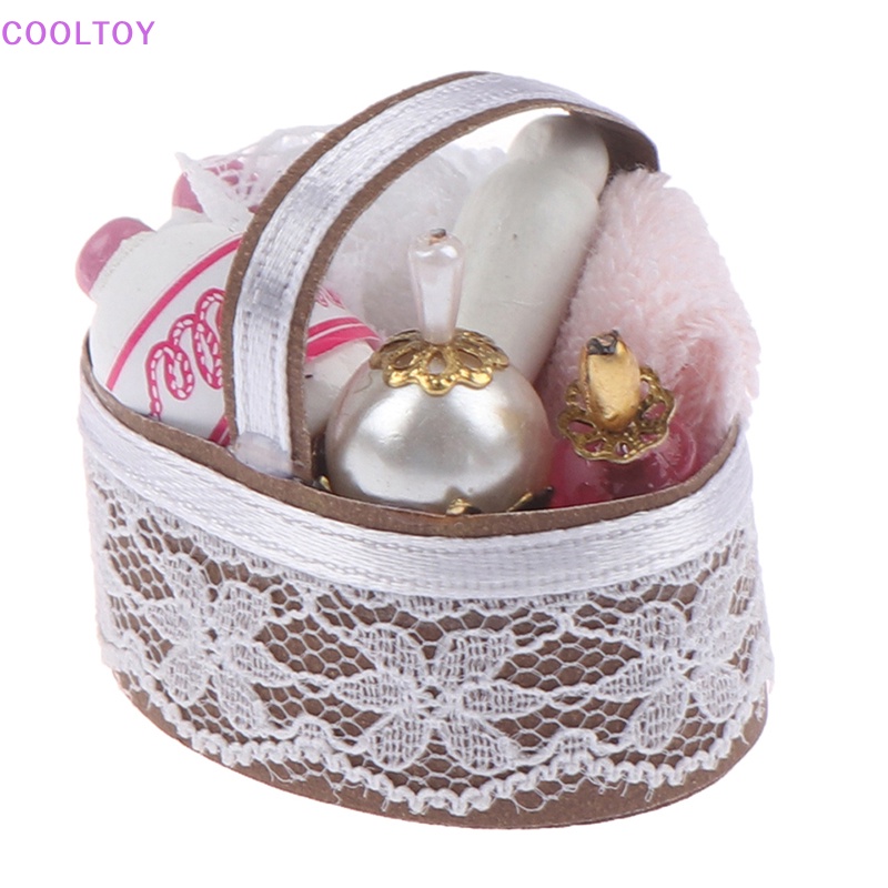 Giỏ Đựng Đồ Dùng Nhà Tắm Tỉ Lệ 1: 12 Trang Trí Nhà Búp Bê