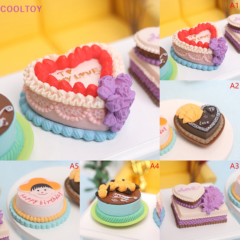 Cooltoy 1 Mô Hình Bánh Ngọt Vintage Trang Trí Nhà Búp Bê