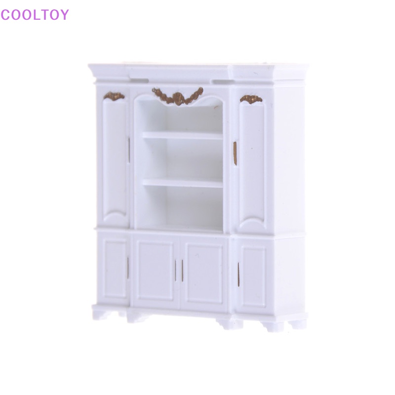 Mô Hình Kệ Sách Mini Màu Vàng Dùng Để Trang Trí Nhà Búp Bê