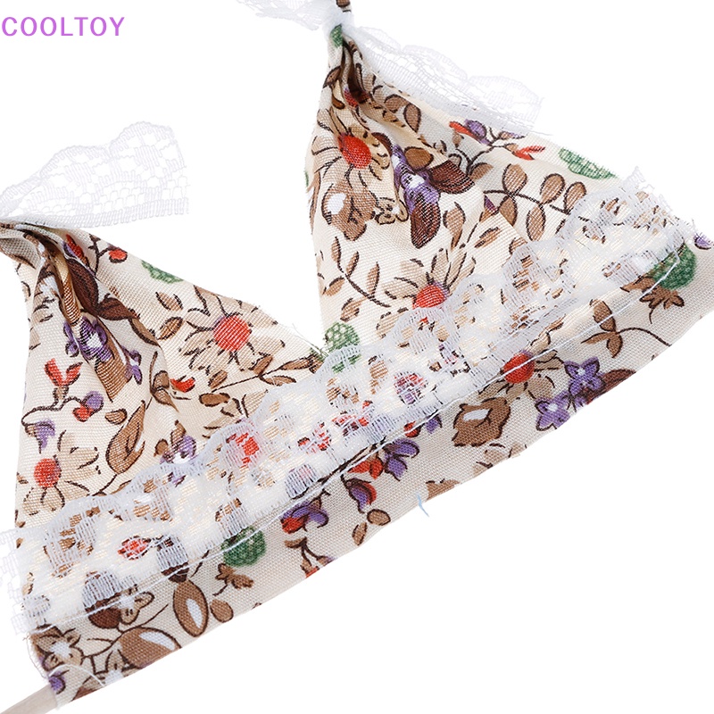 Cooltoy Rèm Cửa Ren Màu Hồng Tỉ Lệ 1 / 12 Trang Trí Nhà Búp Bê