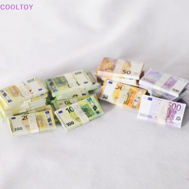 Set 200 Tờ Tiền Giấy Mini Tỷ Lệ 1 / 12 Dùng Để Trang Trí Nhà Búp Bê