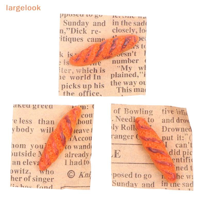 Mô Hình Bánh Mì Baguette Mini Tỉ Lệ 1: 12 Trang Trí Nhà Búp Bê