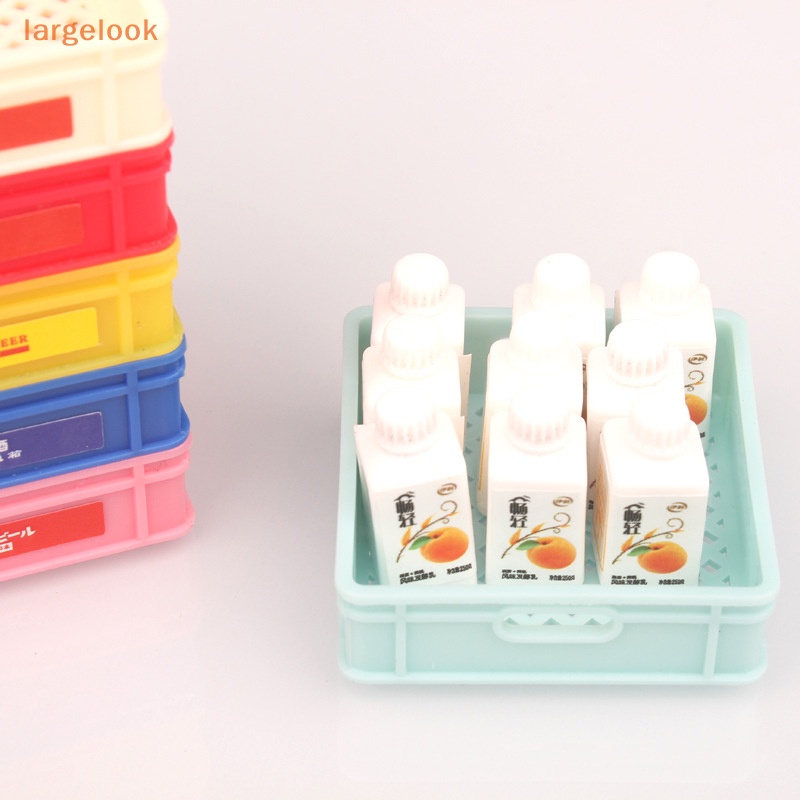 [Biglook] Giỏ Vuông Đựng Thức Ăn / Nước Uống Trang Trí Nhà Búp Bê Mẫu Mới