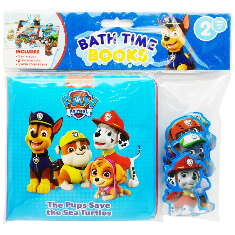 Paw Patrol Bath Time Books