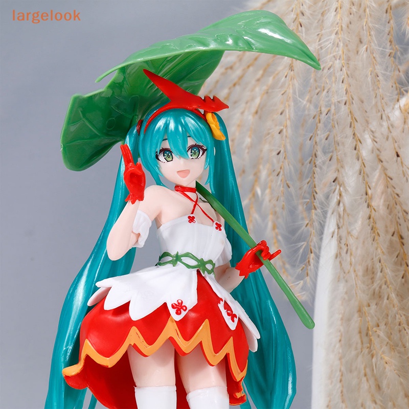Mô Hình Nhân Vật Hatsune Miku Cầm Lá 13cm