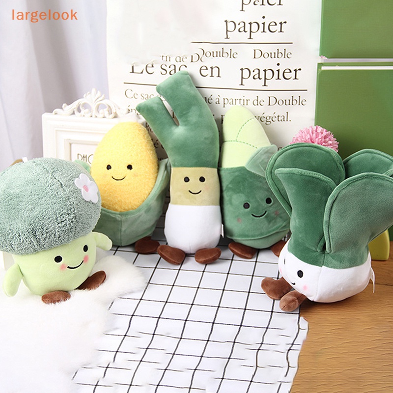 1 Đồ chơi nhồi bông Hình Rau Củ Quả Bắp Broccoli Hoạt Hình