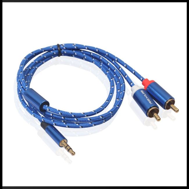 Cáp ChuyểN ĐổI Âm Thanh 3.5mm Sang 2rca Chuyên DụNg