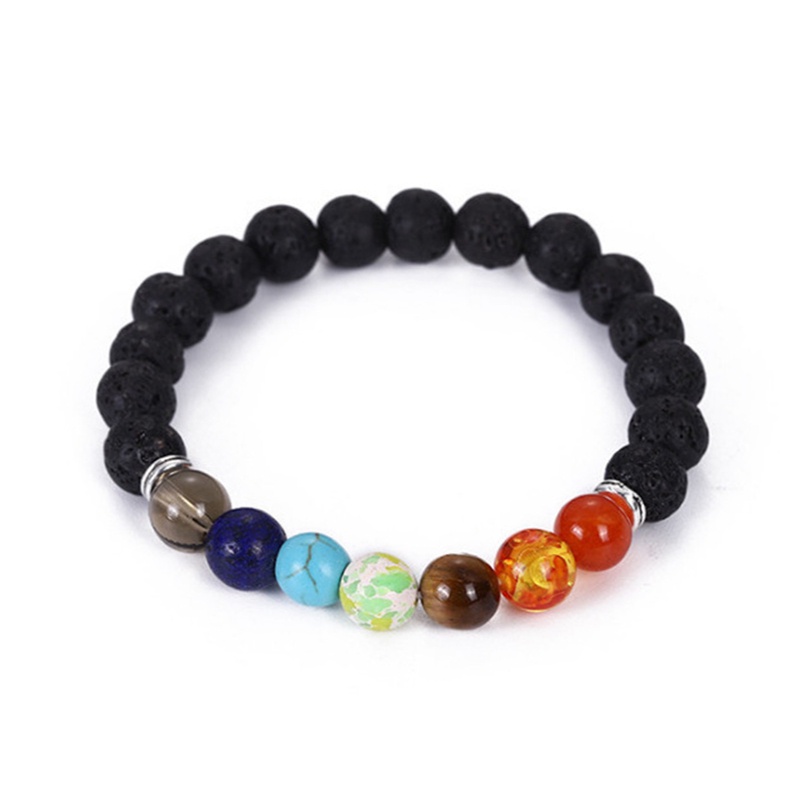 Ygt Vòng Tay Dây Bện Phối Đá Tự Nhiên Giúp Chăm Sóc Sức Khỏe Dành Cho Cặp Đôi