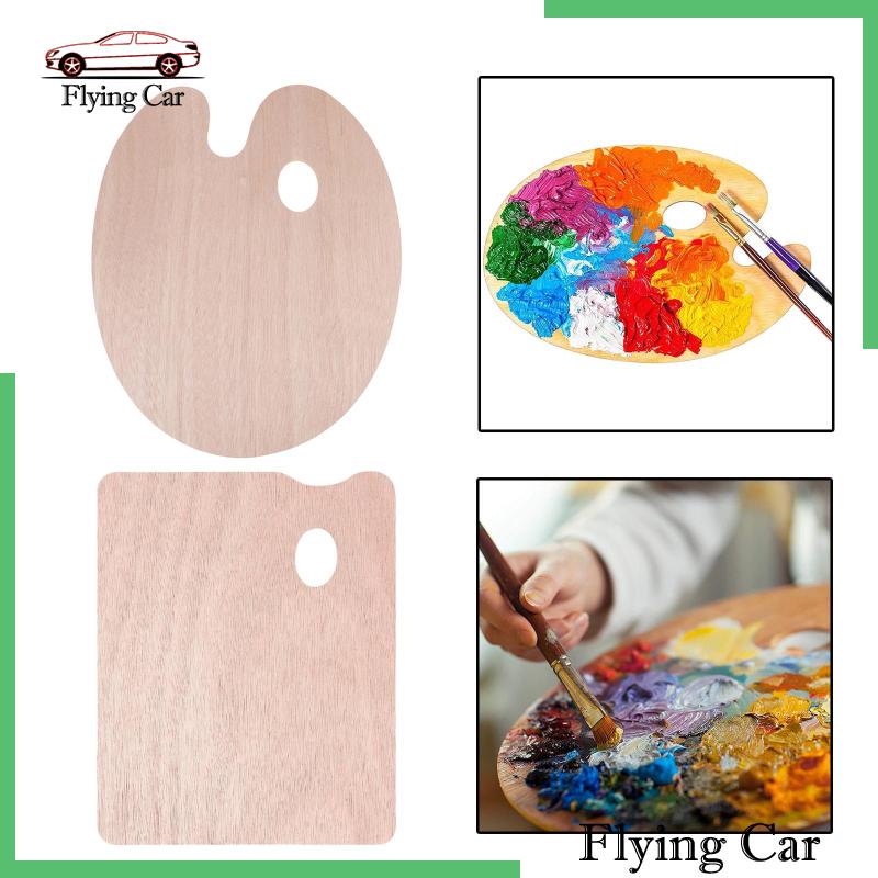 [Lzdjfmy2] Bảng Pha Màu Nước Bằng Gỗ Cho Người Mới Bắt Đầu DIY